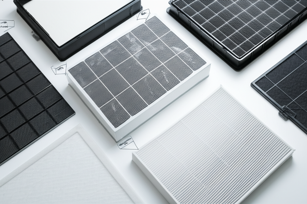 Generate a high-quality, relevant image prompt for an article about: Are Air Purifier Filters Univer
