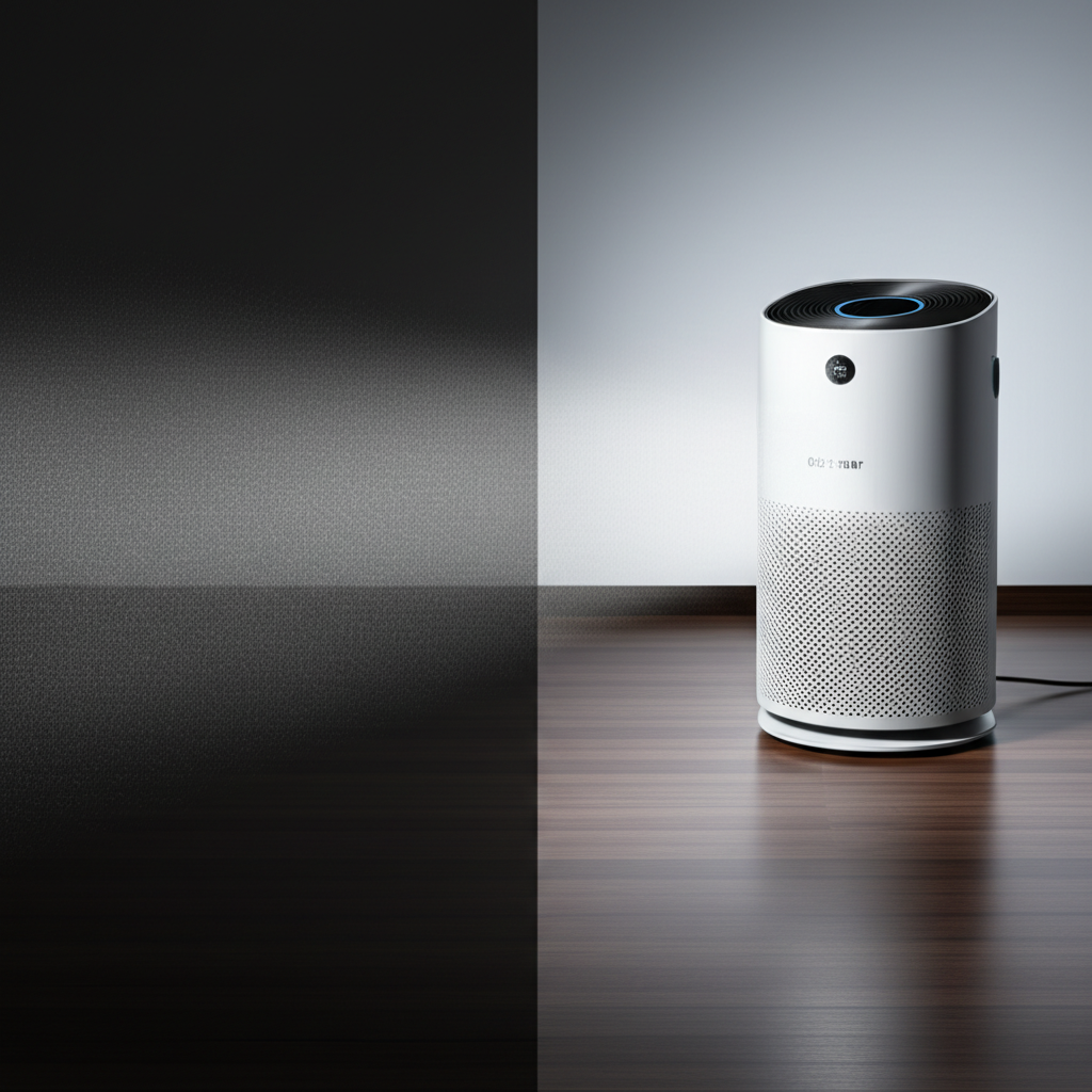 Generate a high-quality, relevant image prompt for an article about: Are Air Purifier Good For Dust?