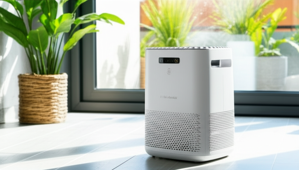 Generate a high-quality, relevant image prompt for an article about: Are Air Purifier Humidifier Ess