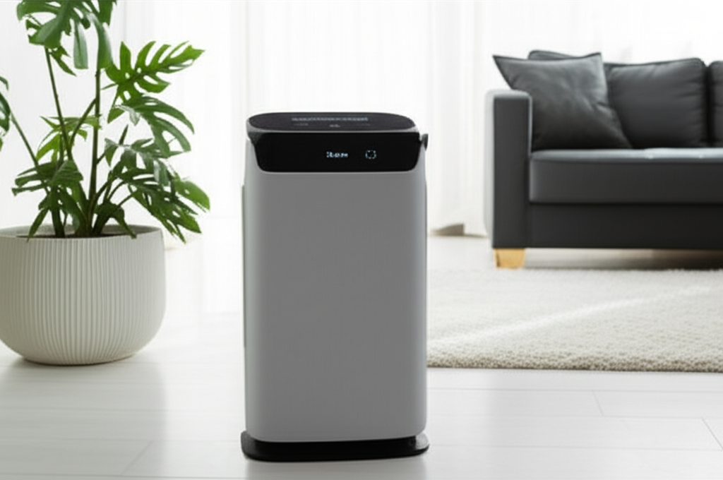 Generate a high-quality, relevant image prompt for an article about: Can Air Purifier Be Left On All