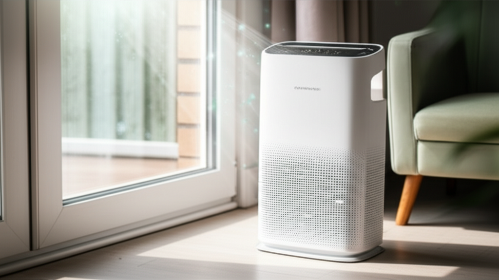 Generate a high-quality, relevant image prompt for an article about: Are Air Purifiers Worth It UK?