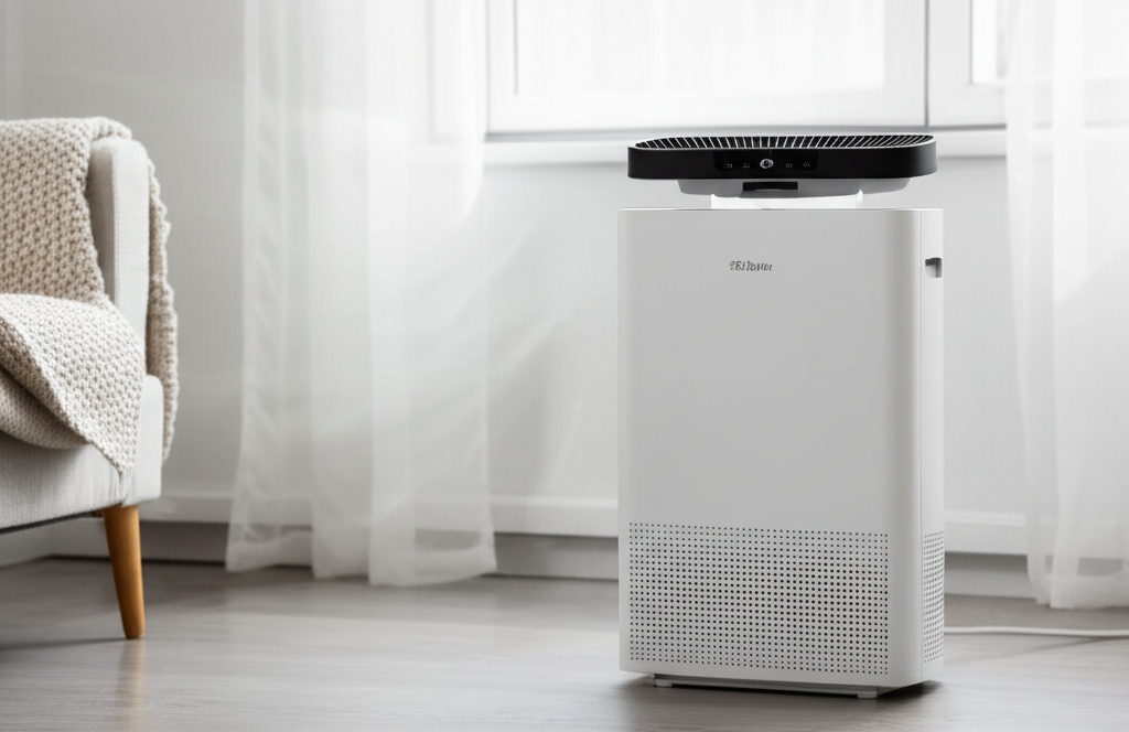 Generate a high-quality, relevant image prompt for an article about: Are Air Purifiers Drying? Essen