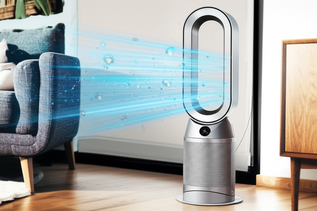 Generate a high-quality, relevant image prompt for an article about: Are Dyson Air Purifier Worth It