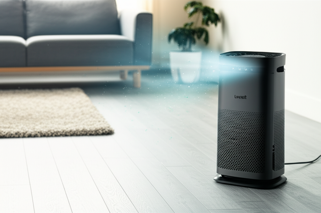 Generate a high-quality, relevant image prompt for an article about: Are Levoit Air Purifier HEPA: E