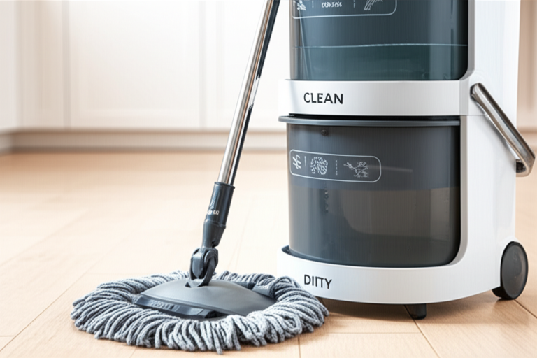 2 Bucket Mop System: Essential Effortless Cleaning