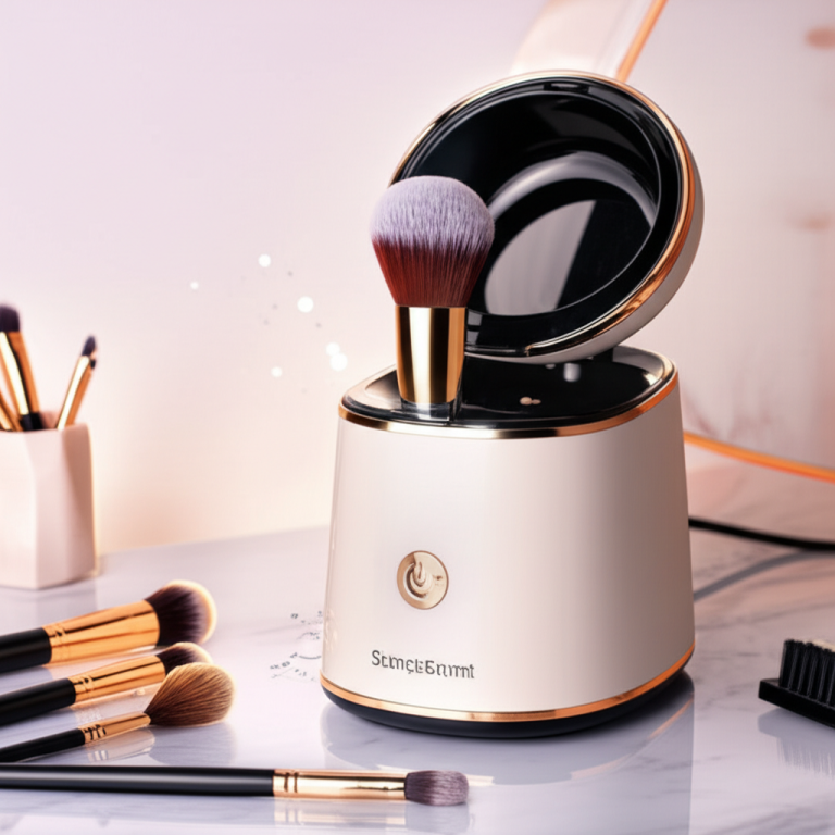 Automatic Brush Cleaner Makeup: Genius & Essential