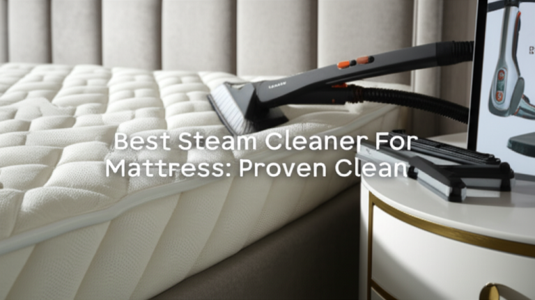Best Steam Cleaner For Mattress: Proven Clean