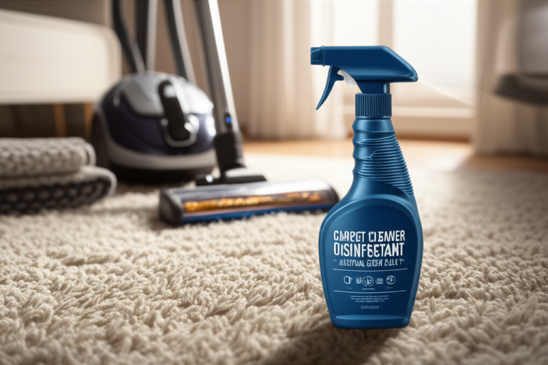 Carpet Cleaner Disinfectant Spray: Essential Germ Killer