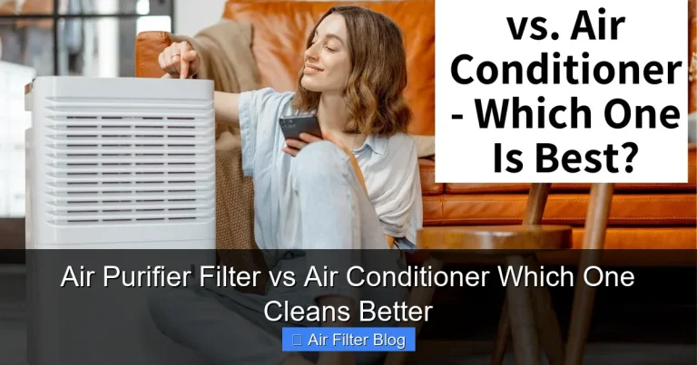 Air Purifier Filter vs Air Conditioner Which One Cleans Better