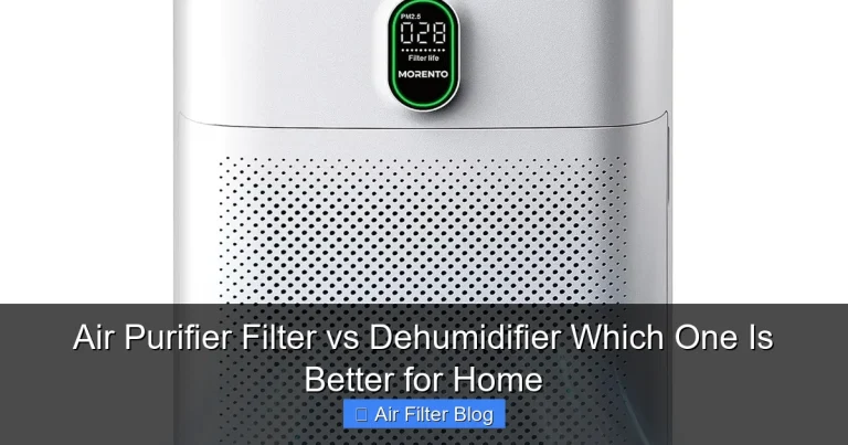 Air Purifier Filter vs Dehumidifier Which One Is Better for Home