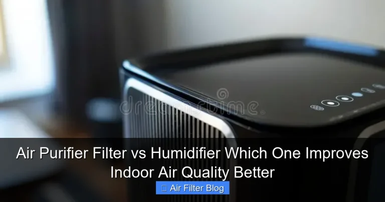 Air Purifier Filter vs Humidifier Which One Improves Indoor Air Quality Better