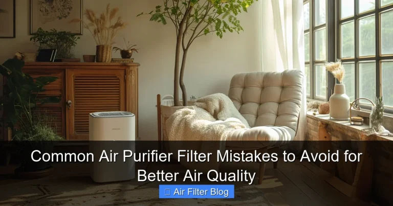 Common Air Purifier Filter Mistakes to Avoid for Better Air Quality