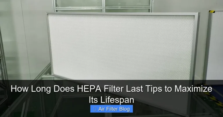How Long Does HEPA Filter Last Tips to Maximize Its Lifespan