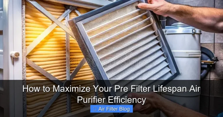 How to Maximize Your Pre Filter Lifespan Air Purifier Efficiency