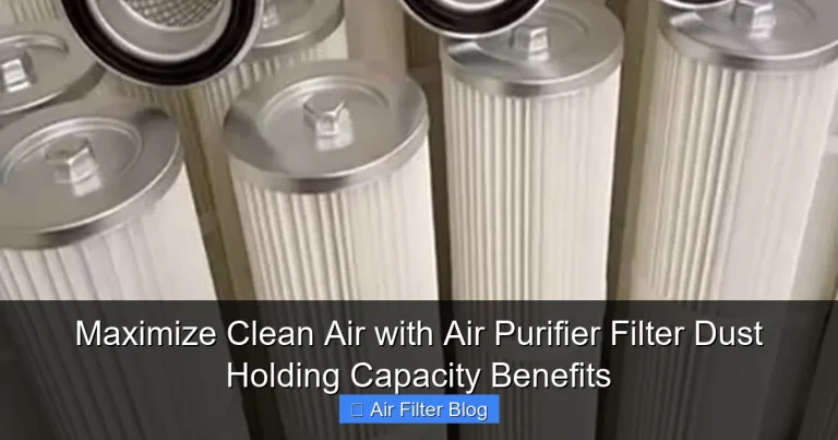 Maximize Clean Air with Air Purifier Filter Dust Holding Capacity Benefits