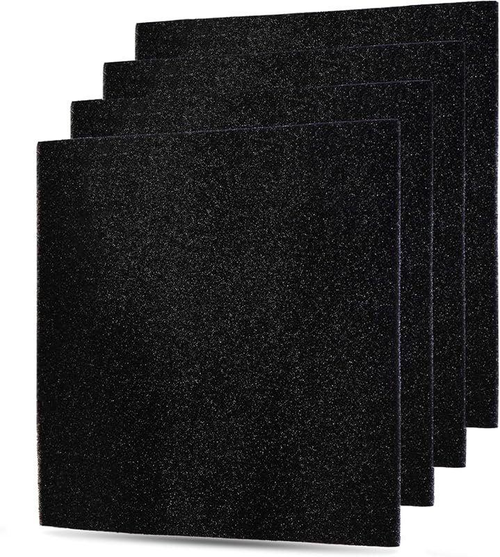 Flintar MD1-0023 Activated Carbon Replacement Filters 4-Pack Compatibl