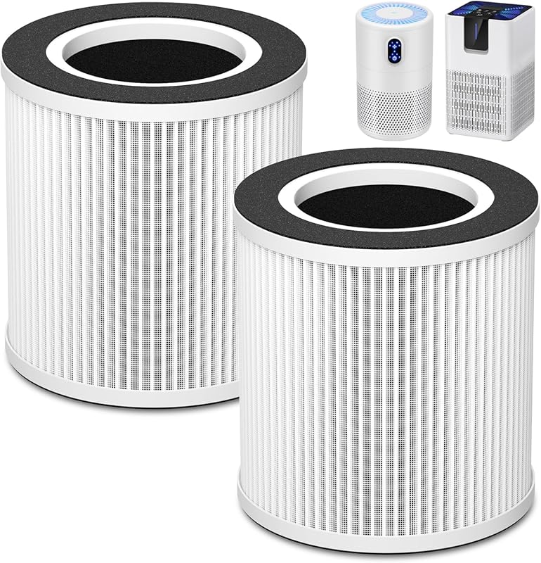 B-D02L/M05 2-Pack Basic Replacement Filter for MOOKA, VEWIOR, KOIOS an