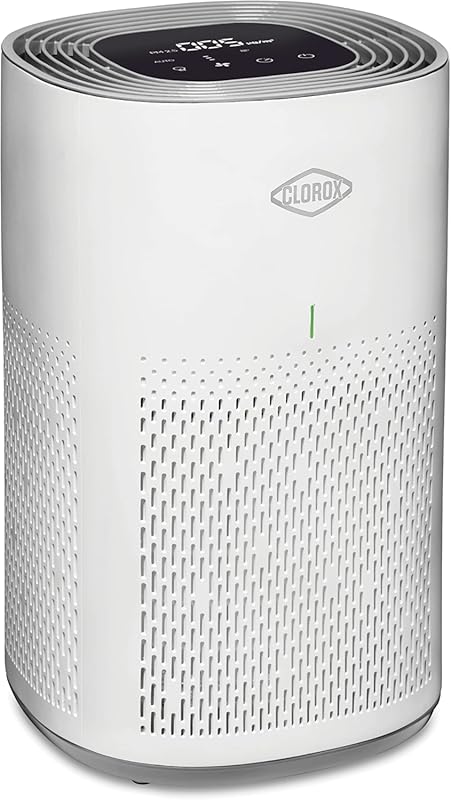 Clorox HEPA Air Purifier for Medium Rooms with True HEPA, Auto Mode, a