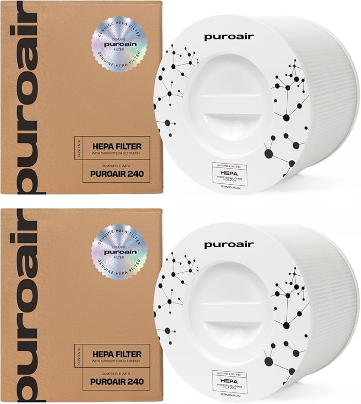 PuroAir 240 Genuine Replacement Filter 2-Pack with HEPA and CarbonTech
