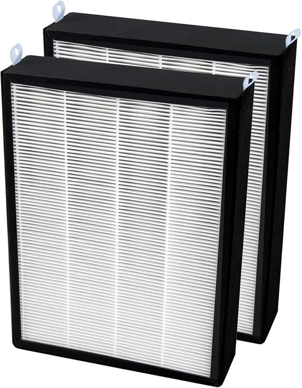 Nuwave OxyPure Genuine 2-Pack HEPA Carbon Combo Replacement Filter for