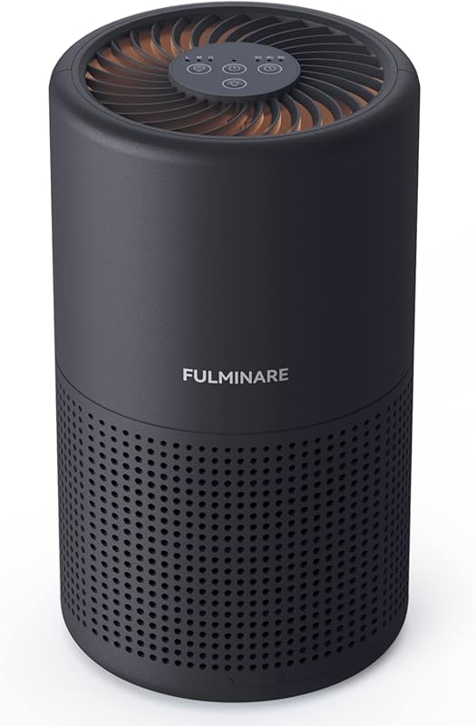 FULMINARE H13 True HEPA Air Purifier for Bedroom, Quiet Portable Clean