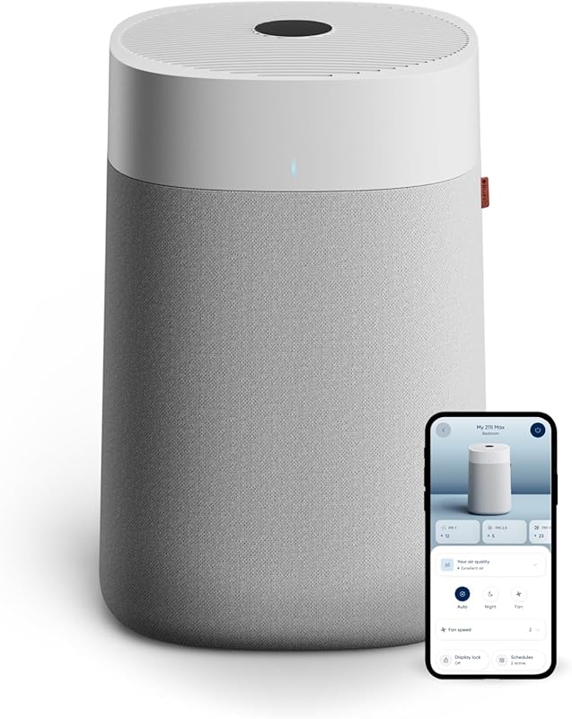BLUEAIR Blue Pure 211i Max Air Purifier for Large Rooms and Allergies