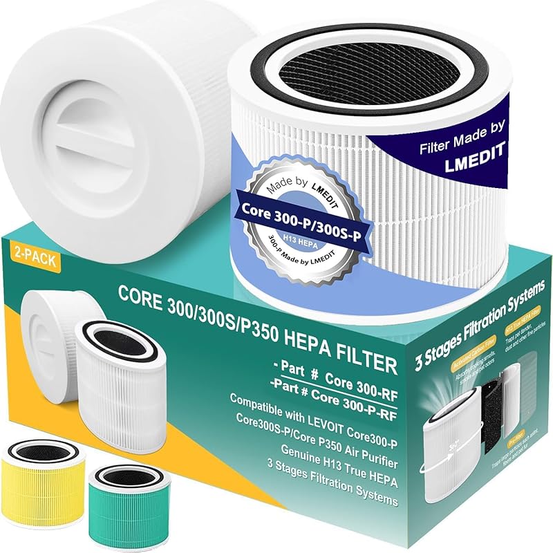 Core 300 Replacement Filter 2 Pack for LEVOIT Core 300, Core 300S, and