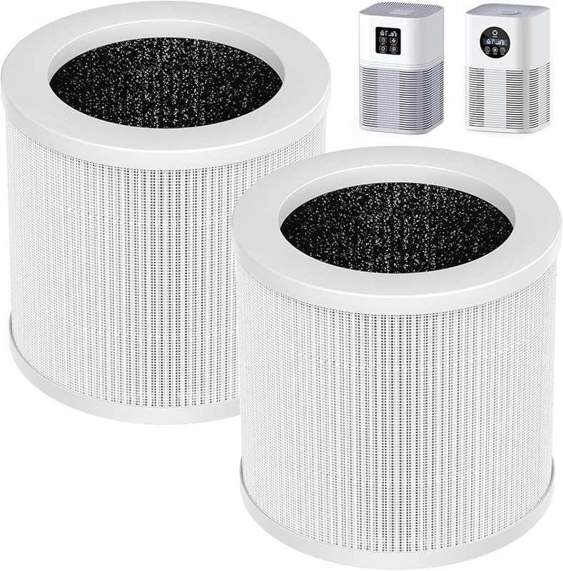 A1 2-Pack 3-in-1 HEPA Replacement Filter for VEWIOR, KOIOS, AMEIFU and