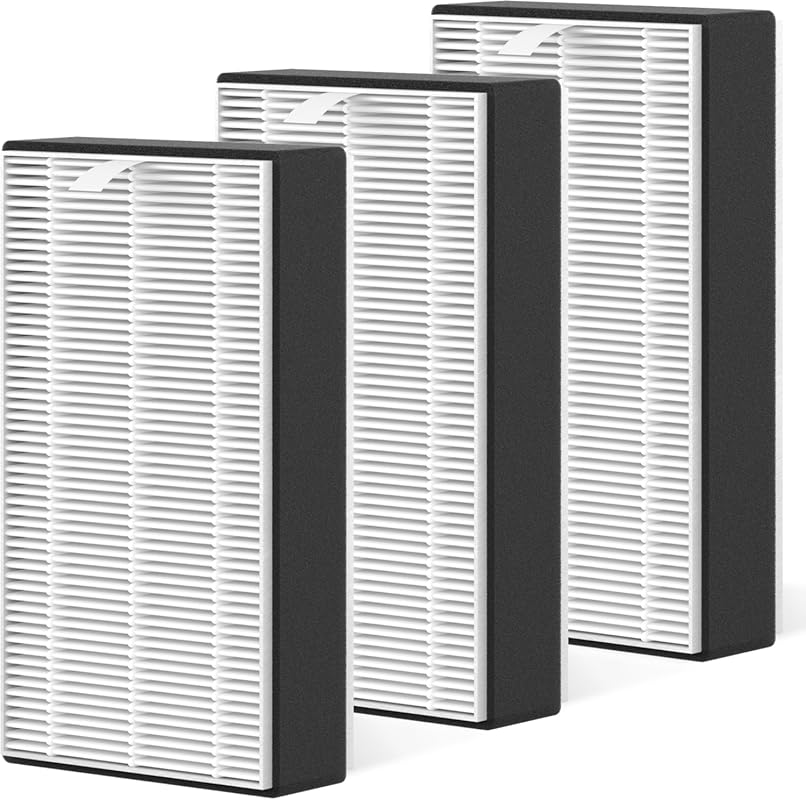3-Pack F1 Replacement Filters Compatible with 3M Filtrete C01 & T02 Se