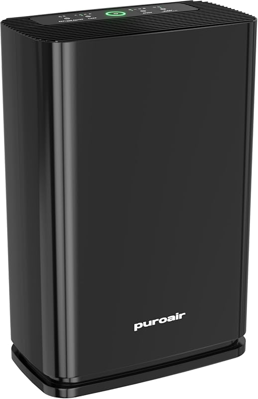 PuroAir 400 HEPA Air Purifier for Large Rooms, Quietly Removes Smoke,