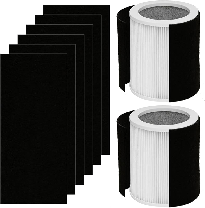 Hunter H-HF400-VP replacement filter set with 2 HEPA and 8 pre-carbon