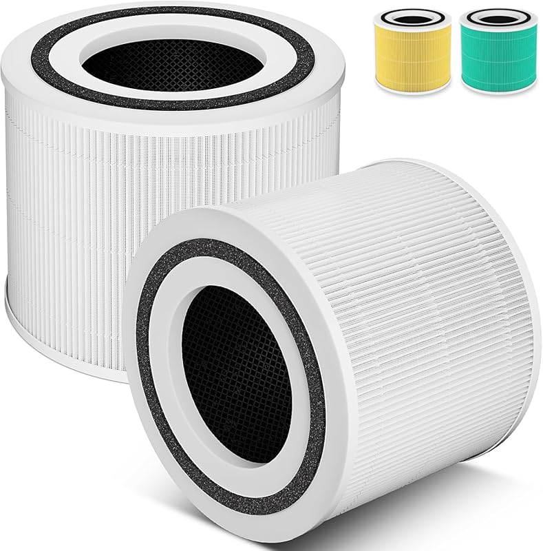 2 Pack 240 Replacement Filters with Activated Carbon for 240 Air Purif
