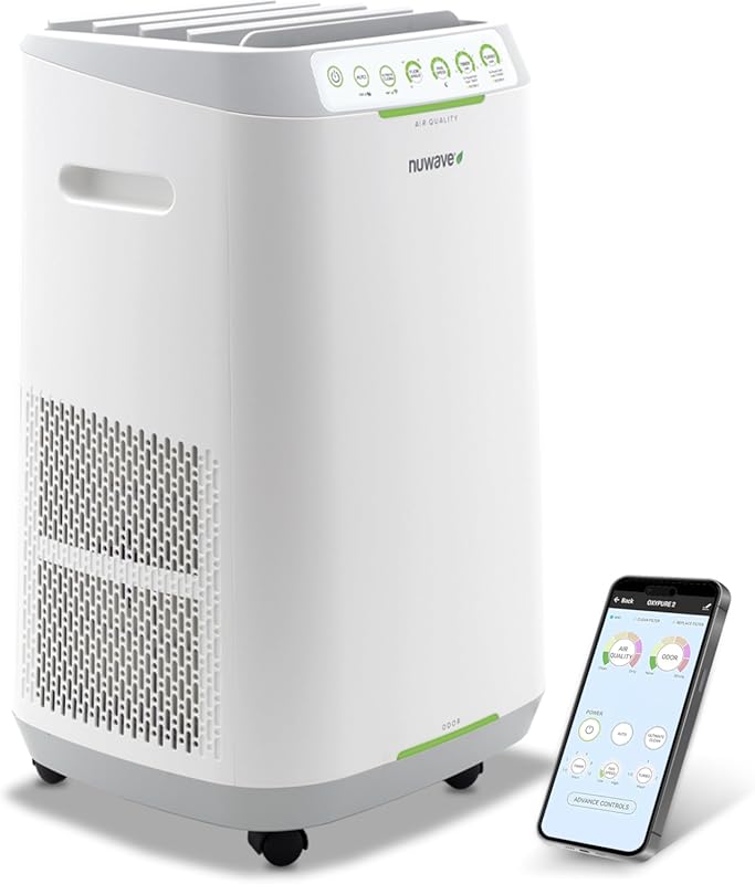 Nuwave Forever Smart Air Purifier, 7-Stage Filtration, Washable Filter