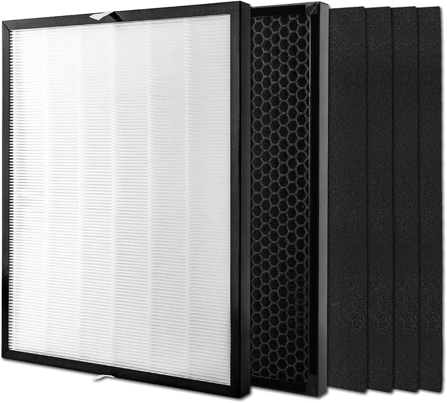 Air Purifier Filter Set for 3000 Series with HEPA, Activated Carbon, a