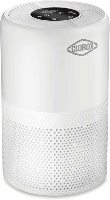 Clorox Turbo True HEPA Air Purifier for Medium Rooms up to 1,000 Sq Ft