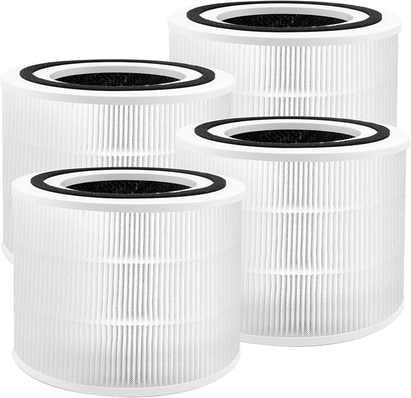 240 4-Pack HEPA 14 Replacement Filter for 240 Air Cleaner Purifier, 3-