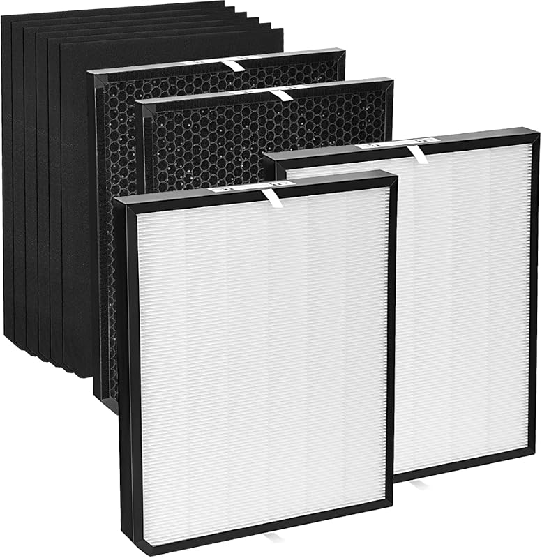 AD3000 3500 Filter Replacement Set with 2 Efficiency, 2 Carbon and 6 P