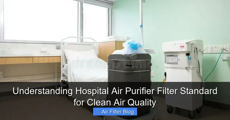 Understanding Hospital Air Purifier Filter Standard for Clean Air Quality
