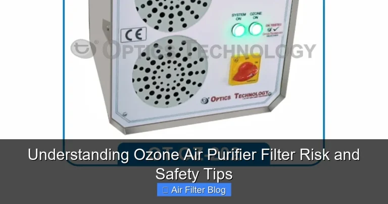 Understanding Ozone Air Purifier Filter Risk and Safety Tips