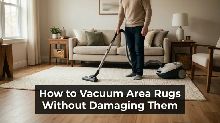 How to Vacuum Area Rugs Without Damaging Them