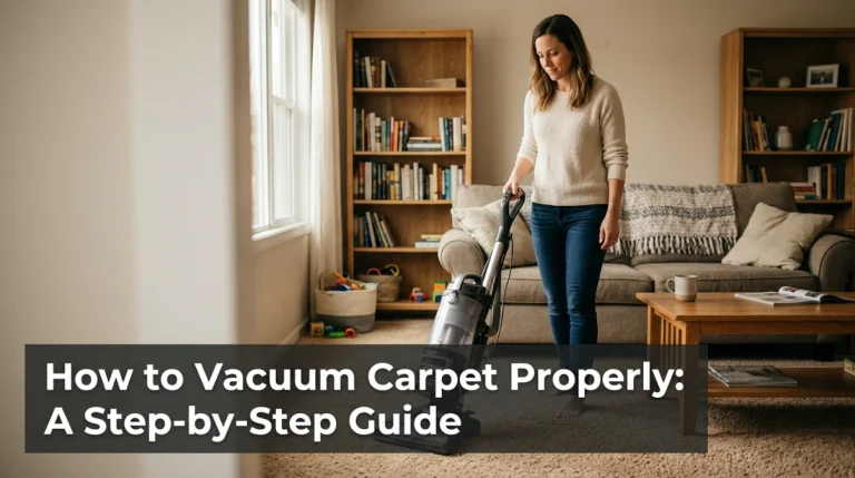 How to Vacuum Carpet Properly A Step-by-Step Guide