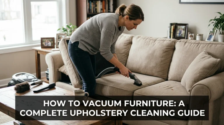 How to Vacuum Furniture A Complete Upholstery Cleaning Guide