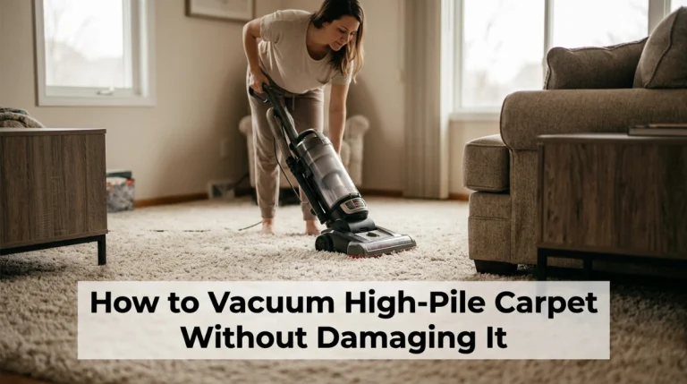 How to Vacuum High-Pile Carpet Without Damaging It