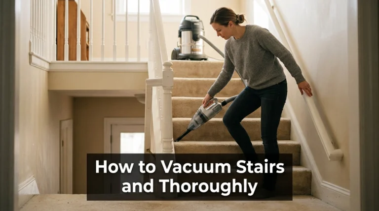 How to Vacuum Stairs Safely and Thoroughly