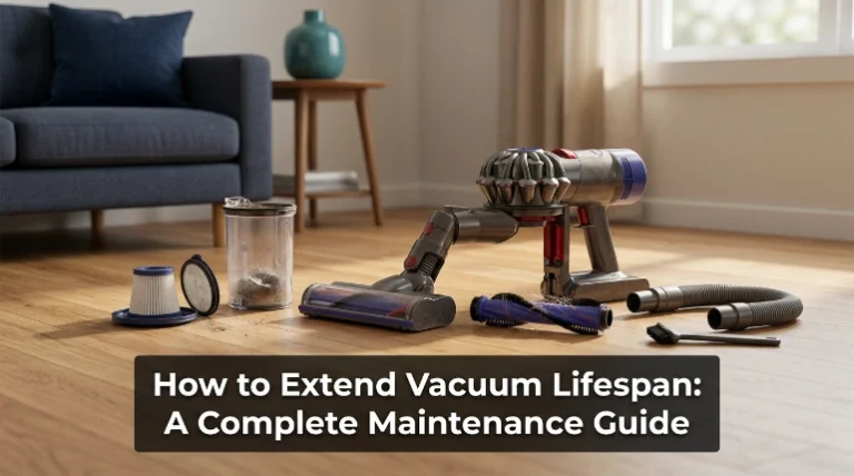 How to extend vacuum lifespan with filter, brush roll, dust bin, and attachment maintenance