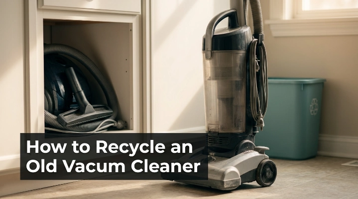 How to recycle an old vacuum cleaner with attachments prepared for responsible disposal