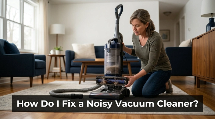 How do I fix a noisy vacuum cleaner? Start with safe troubleshooting checks.