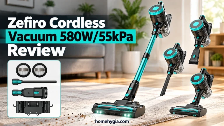 Zefiro Cordless Vacuum 580W55kPa Review