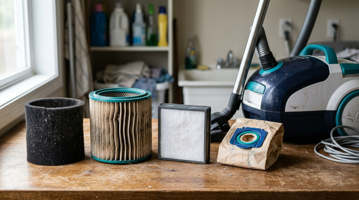 Why is my vacuum filter clogging so quickly? Foam, pleated, HEPA filters and vacuum bag.