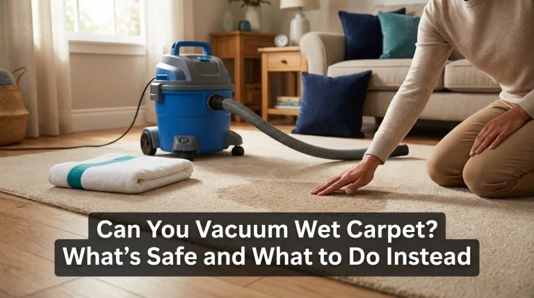 Can You Vacuum Wet Carpet